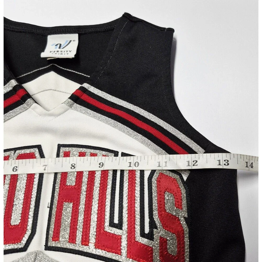 Varsity Spirit Chino Hills High School Cheerleader Uniform Set Top Skirt Youth L